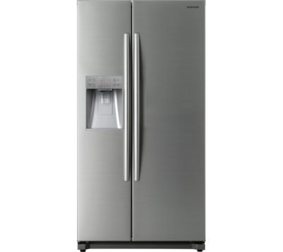 DAEWOO DRQ29DES American-Style Fridge Freezer - Silver DAEWOO DRQ29DES American-Style Fridge Freezer - Silver